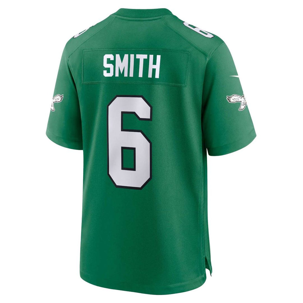 Philadelphia Eagles DeVonta Smith Nike Kelly Green Alternate Game Player Jersey product image 7, provided for visual