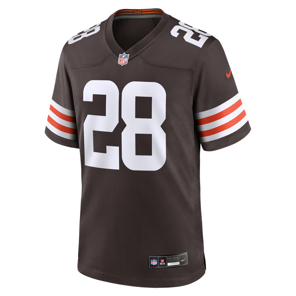 Cleveland Browns Tre Avery Nike Brown Team Game Jersey product image 2, provided for visual reference and product detail