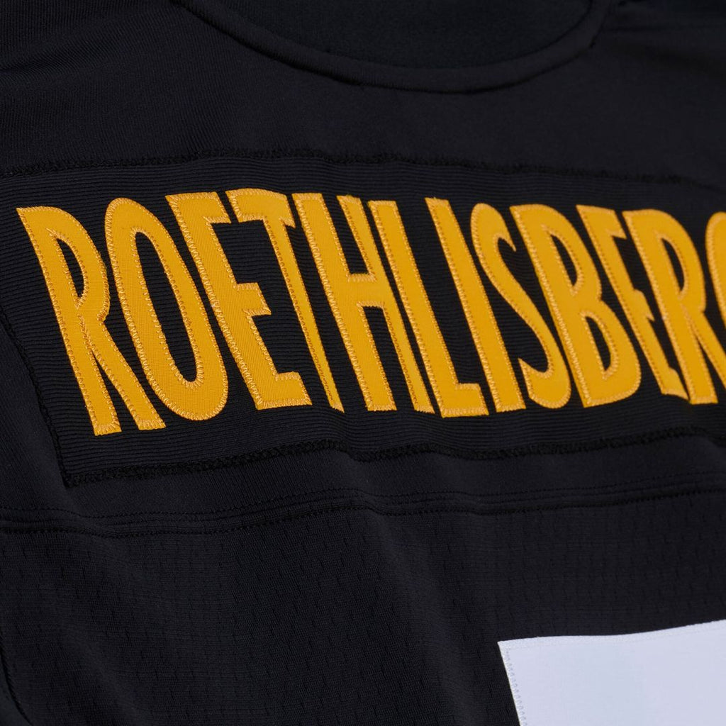 Pittsburgh Steelers Ben Roethlisberger Mitchell & Ness Black 2004 Big & Tall Legacy Retired Player Jersey product image 7,