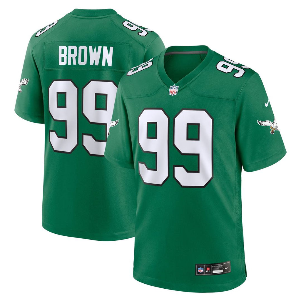 Philadelphia Eagles Jerome Brown Nike Kelly Green Retired Player Alternate Game Jersey product image 1, provided for visual