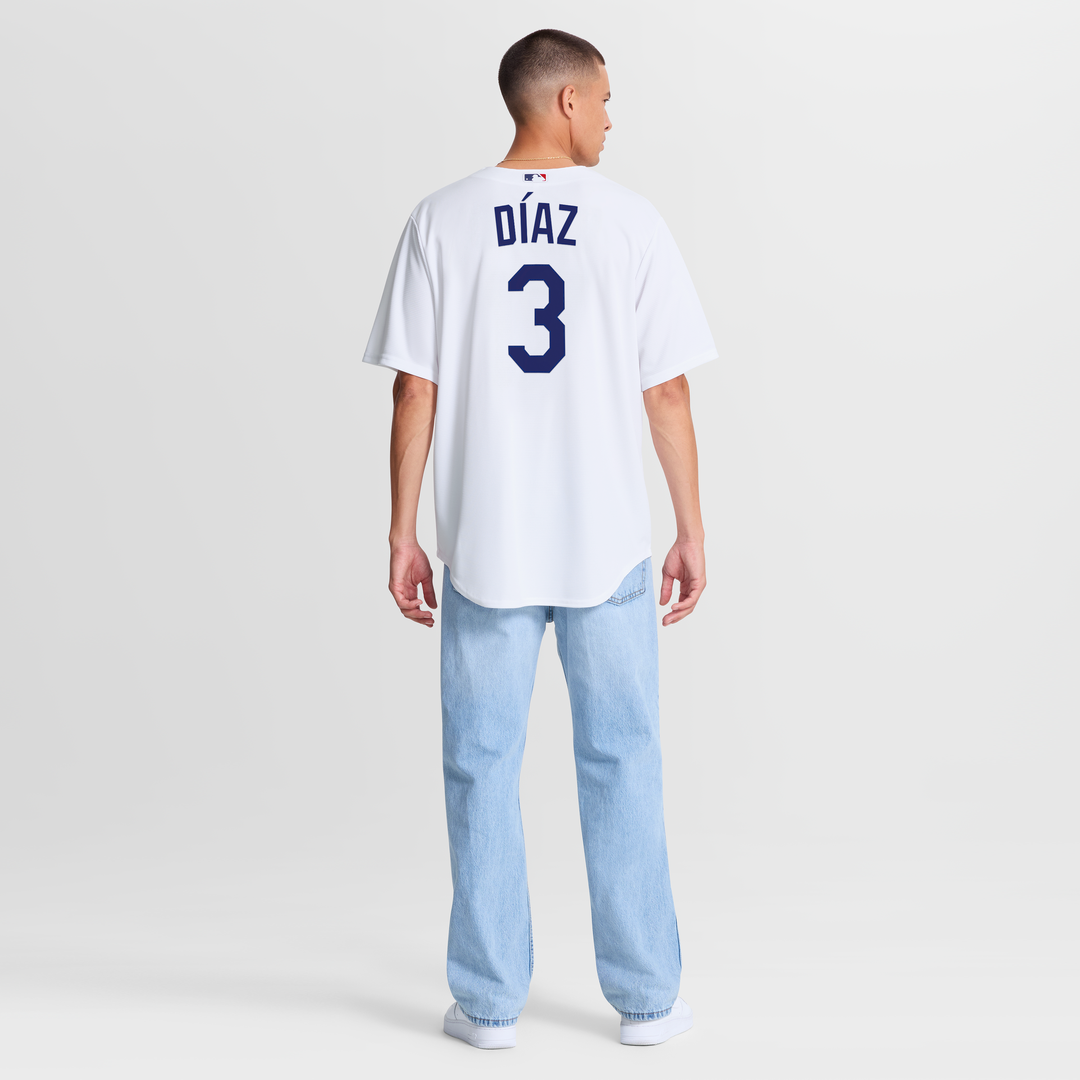 Los Angeles Dodgers Edwin Díaz Nike White Home Replica Jersey product image 5, provided for visual reference and product