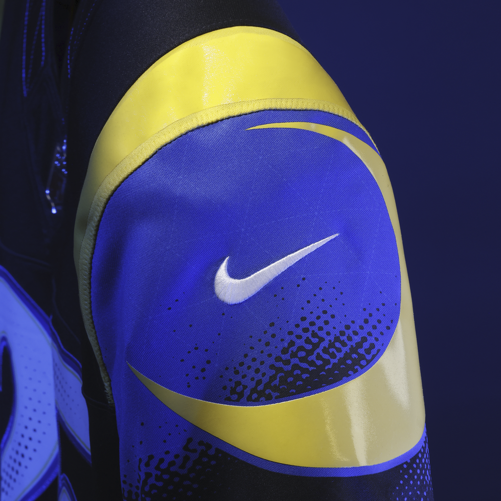 Los Angeles Rams Puka Nacua Nike Dark Blue Rivalries Collection Stitched Limited Jersey product image 12, provided for