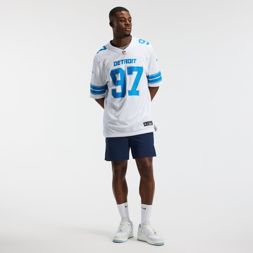 Detroit Lions Aidan Hutchinson Nike Blue Game Jersey product image 20, provided for visual reference and product detail