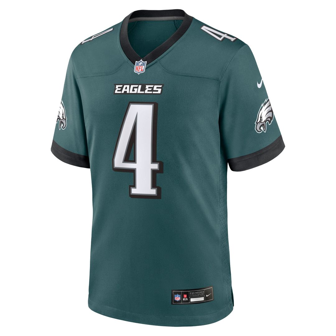 Philadelphia Eagles Jake Elliott Nike Midnight Green Team Game Jersey product image 2, provided for visual reference and