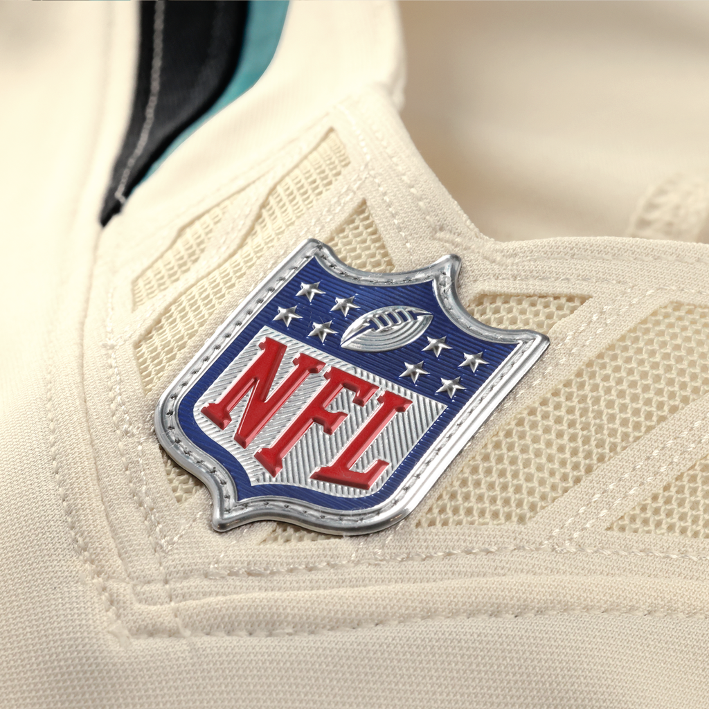 Jacksonville Jaguars Travis Hunter Nike Natural 2026 Rivalries Collection Stitched Limited Jersey product image 4, provided