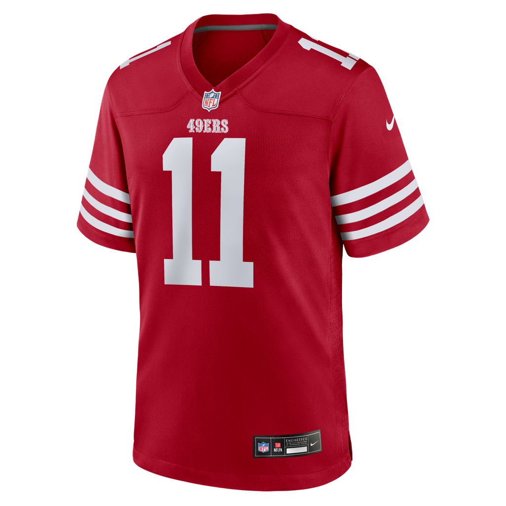 San Francisco 49ers Demarcus Robinson Nike Scarlet Team Game Jersey product image 4, provided for visual reference and