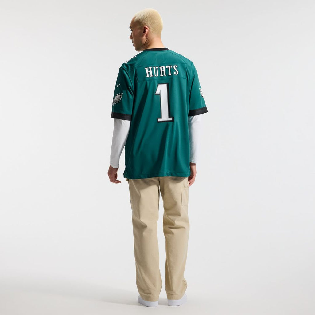 Philadelphia Eagles Jalen Hurts Nike Midnight Green Team Game Jersey product image 5, provided for visual reference and