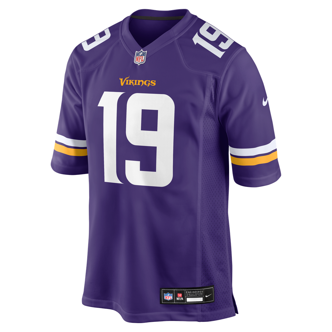 Minnesota Vikings Adam Thielen Nike Purple Game Jersey product image 2, provided for visual reference and product detail