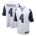 Dallas Cowboys Dak Prescott Nike White Alternate Game Team Jersey product image 1, provided for visual reference and product