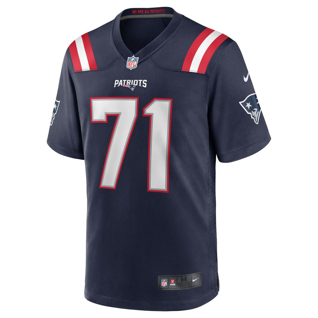 New England Patriots Mike Onwenu Nike Navy Team Game Jersey product image 2, provided for visual reference and product