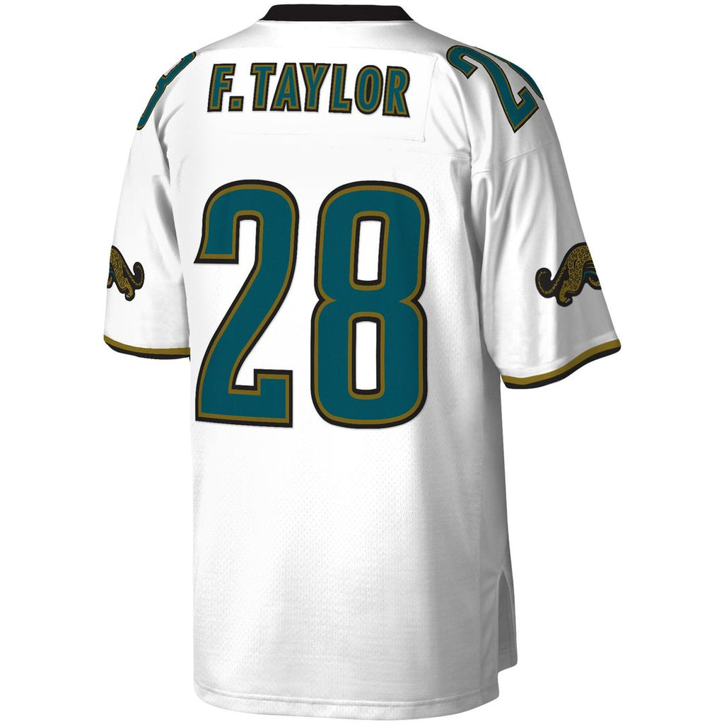 Jacksonville Jaguars Fred Taylor Mitchell & Ness White Legacy Replica Jersey product image 3, provided for visual reference