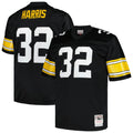Pittsburgh Steelers Franco Harris Mitchell & Ness Black Big & Tall 1976 Legacy Retired Player Jersey product image 1,