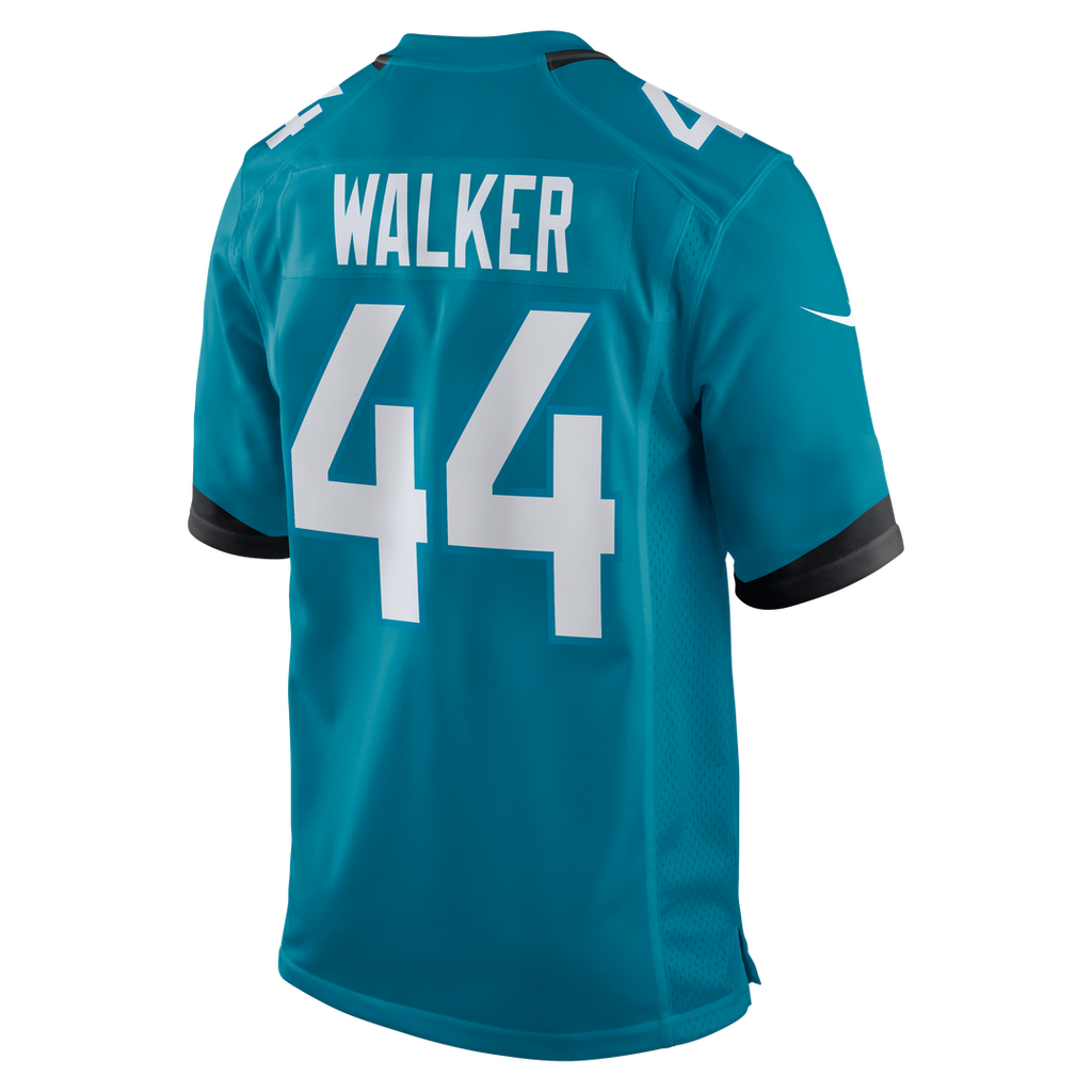 Jacksonville Jaguars Travon Walker Nike Teal Player Game Jersey product image 11, provided for visual reference and product