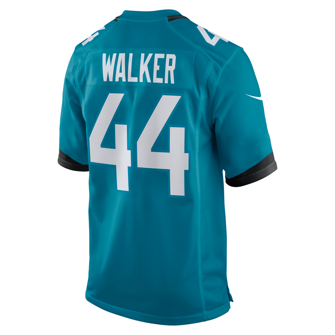 Jacksonville Jaguars Travon Walker Nike Teal Player Game Jersey product image 11, provided for visual reference and product