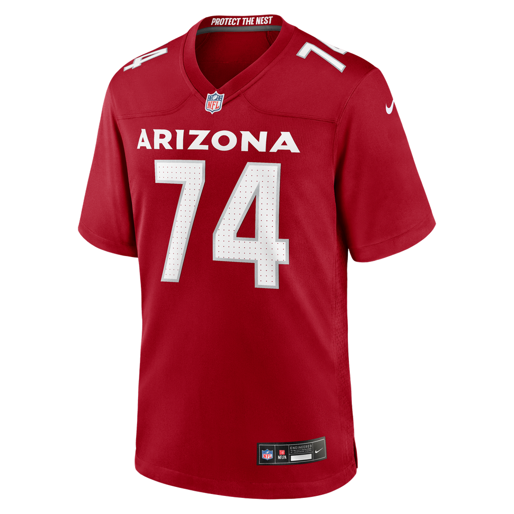 Arizona Cardinals Isaiah Adams Nike Cardinal Team Game Jersey product image 2, provided for visual reference and product