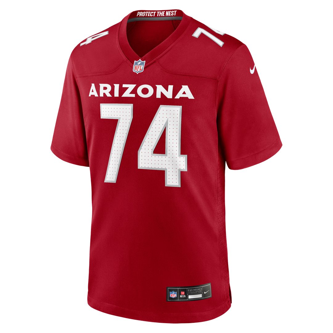 Arizona Cardinals Isaiah Adams Nike Cardinal Team Game Jersey product image 2, provided for visual reference and product