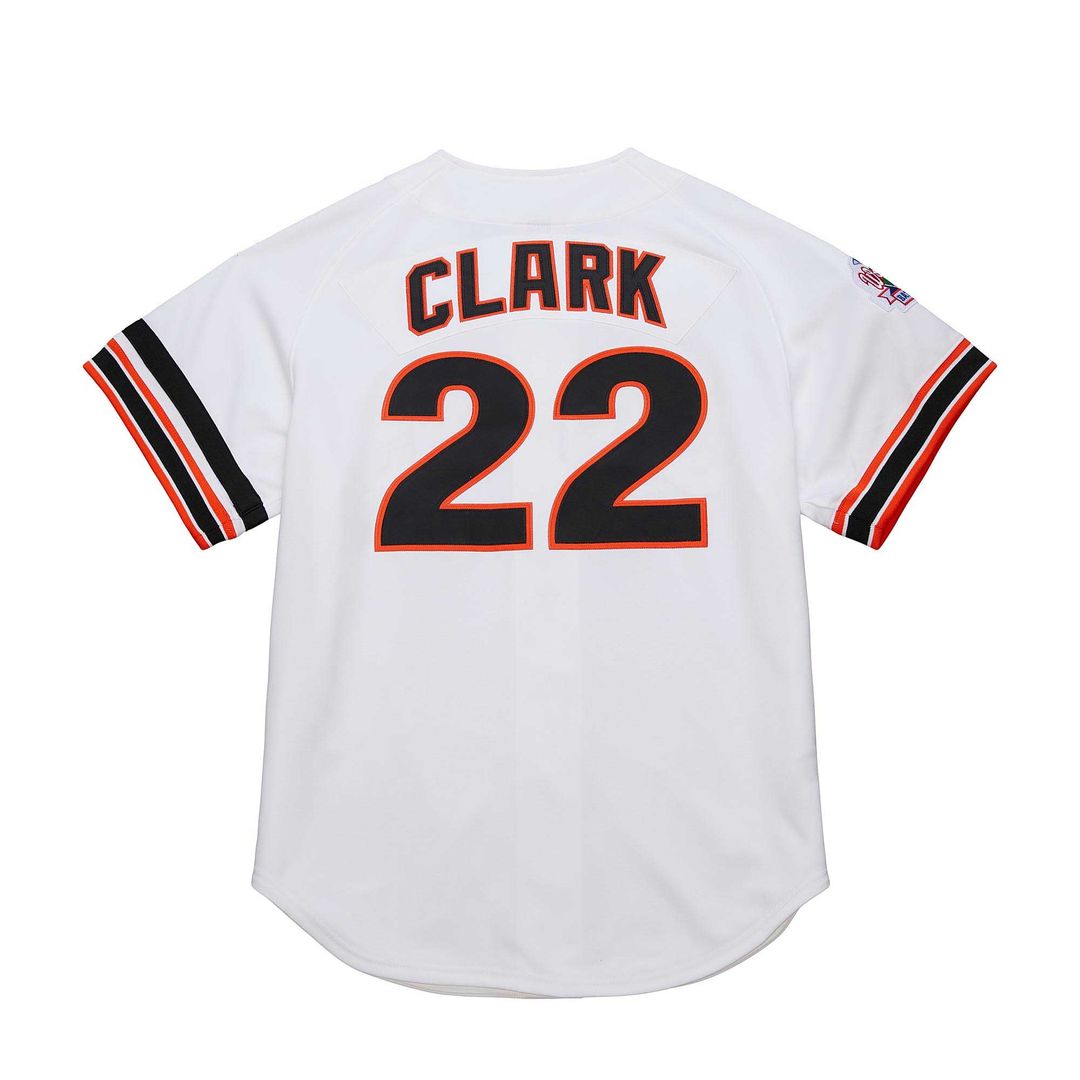 San Francisco Giants Will Clark Mitchell & Ness White Cooperstown Collection 1989 Authentic Jersey product image 3, provided