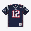 New England Patriots Tom Brady Mitchell & Ness Navy Super Bowl XXXVI Authentic Throwback Jersey product image 1, provided
