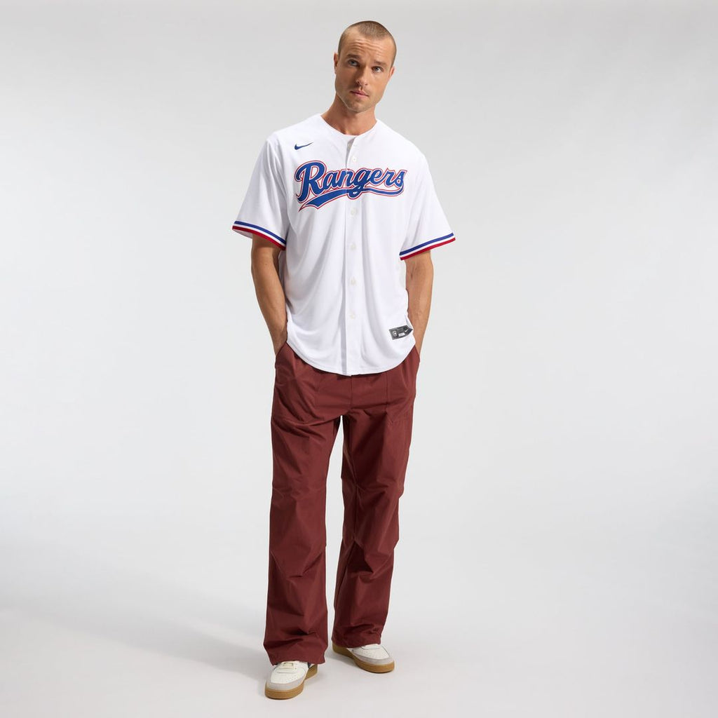Texas Rangers Nike White Home Replica Team Jersey product image 3, provided for visual reference and product detail review