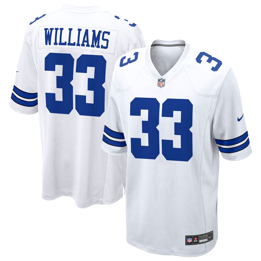 Dallas Cowboys Javonte Williams Nike Navy Alternate Game Jersey product image 27, provided for visual reference and product