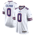 Buffalo Bills Keon Coleman Nike White Game Jersey product image 1, provided for visual reference and product detail review