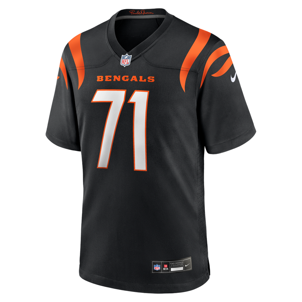 Cincinnati Bengals Amarius Mims Nike Black Player Game Jersey product image 2, provided for visual reference and product