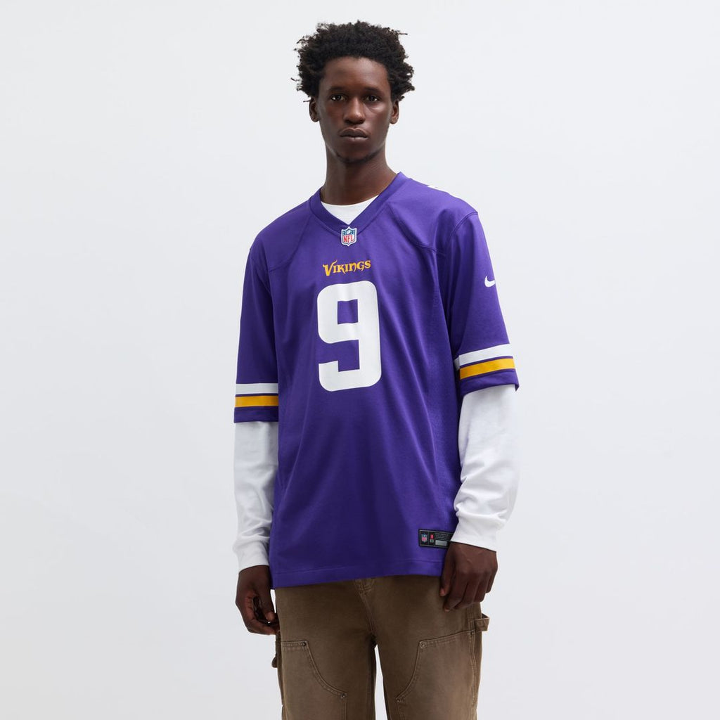 Minnesota Vikings J.J. McCarthy Nike Purple Player Game Jersey product image 14, provided for visual reference and product