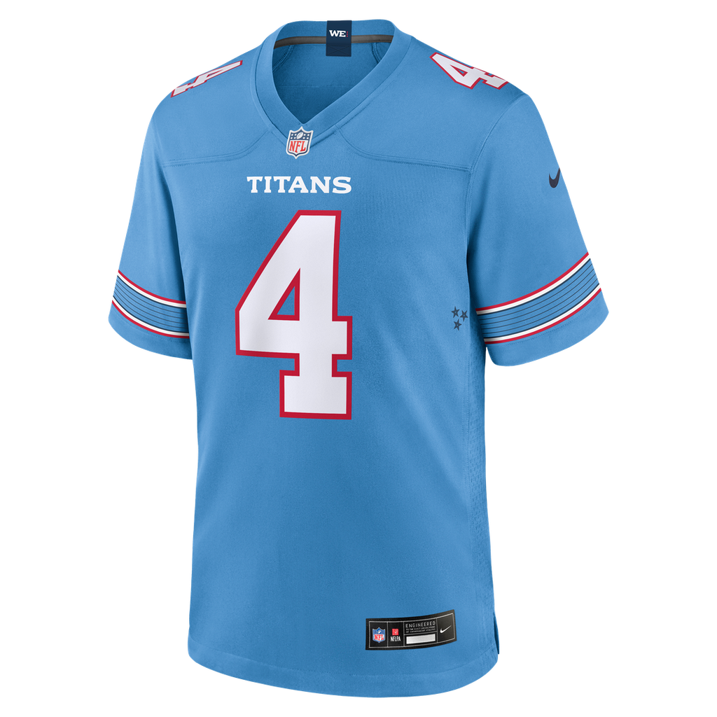 Tennessee Titans Wan'Dale Robinson Nike White Game Jersey product image 14, provided for visual reference and product detail