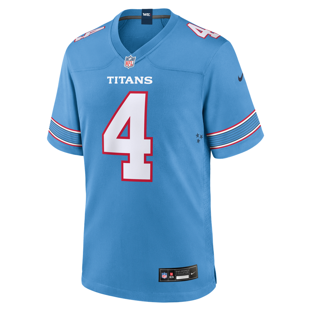 Tennessee Titans Wan'Dale Robinson Nike White Game Jersey product image 14, provided for visual reference and product detail