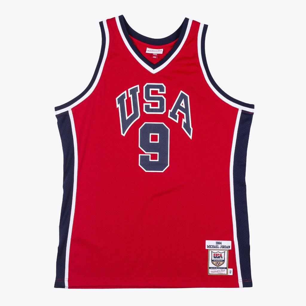 USA Basketball Mitchell & Ness Authentic Jersey Michael Jordan 1984 product image 1, provided for visual reference and