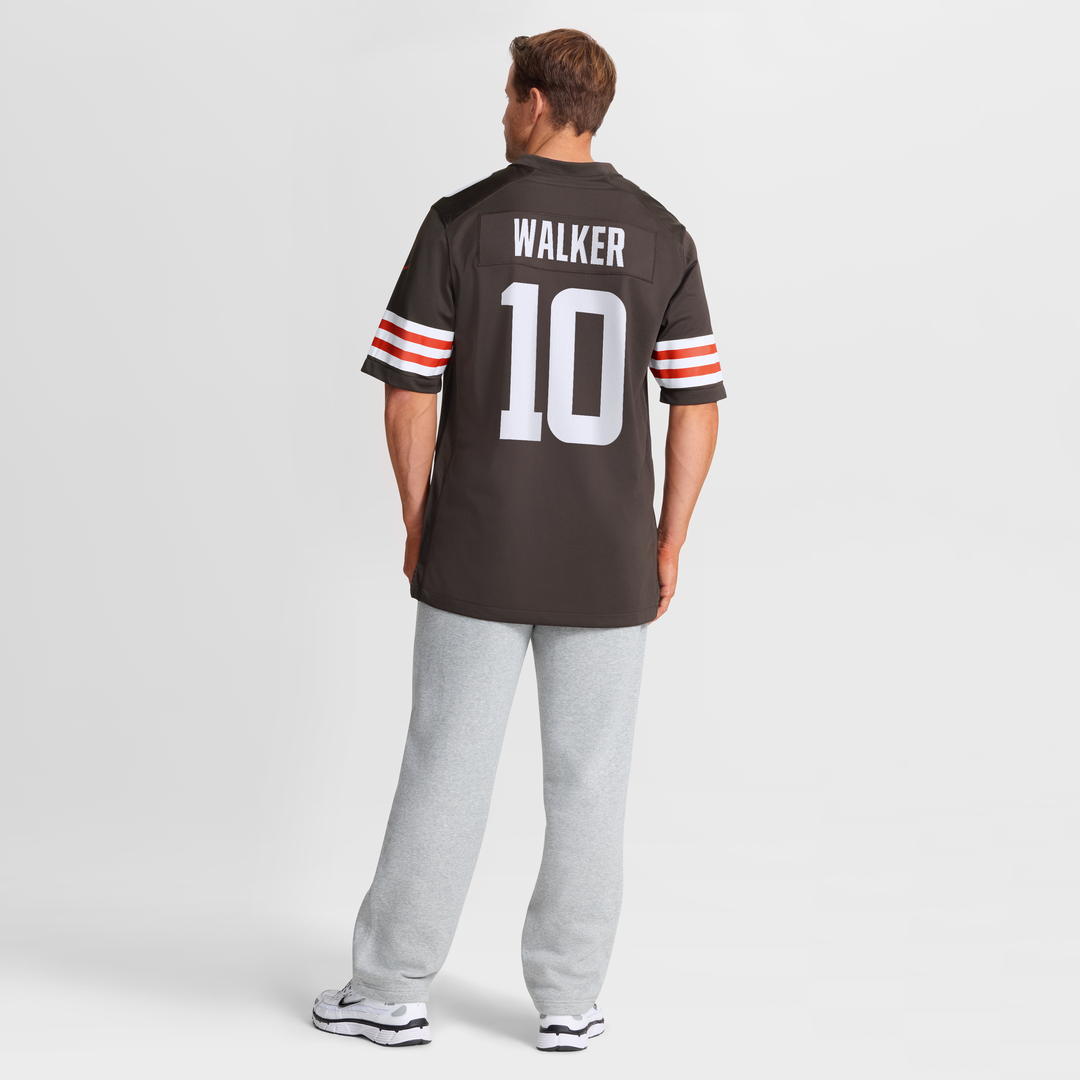 Cleveland Browns Phillip Walker Nike Brown Team Game Jersey product image 8, provided for visual reference and product