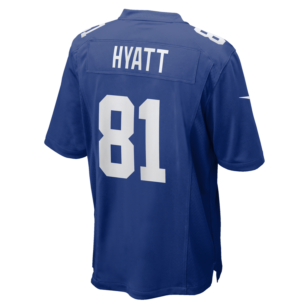 New York Giants Jalin Hyatt Nike Royal Team Game Jersey product image 5, provided for visual reference and product detail