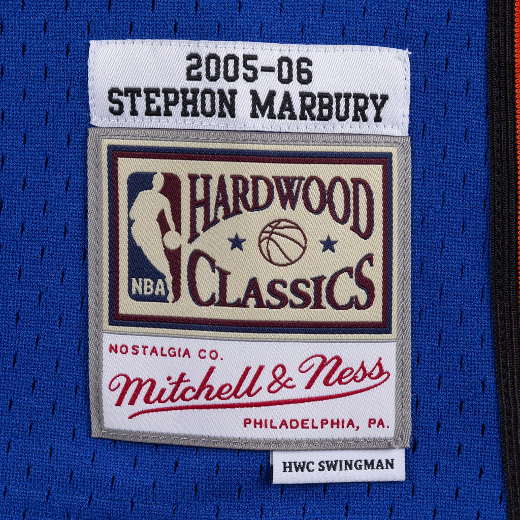 New York Knicks Mitchell & Ness Stephon Marbury 2006 Swingman Authentic Jersey - Royal Blue product image 5, provided for