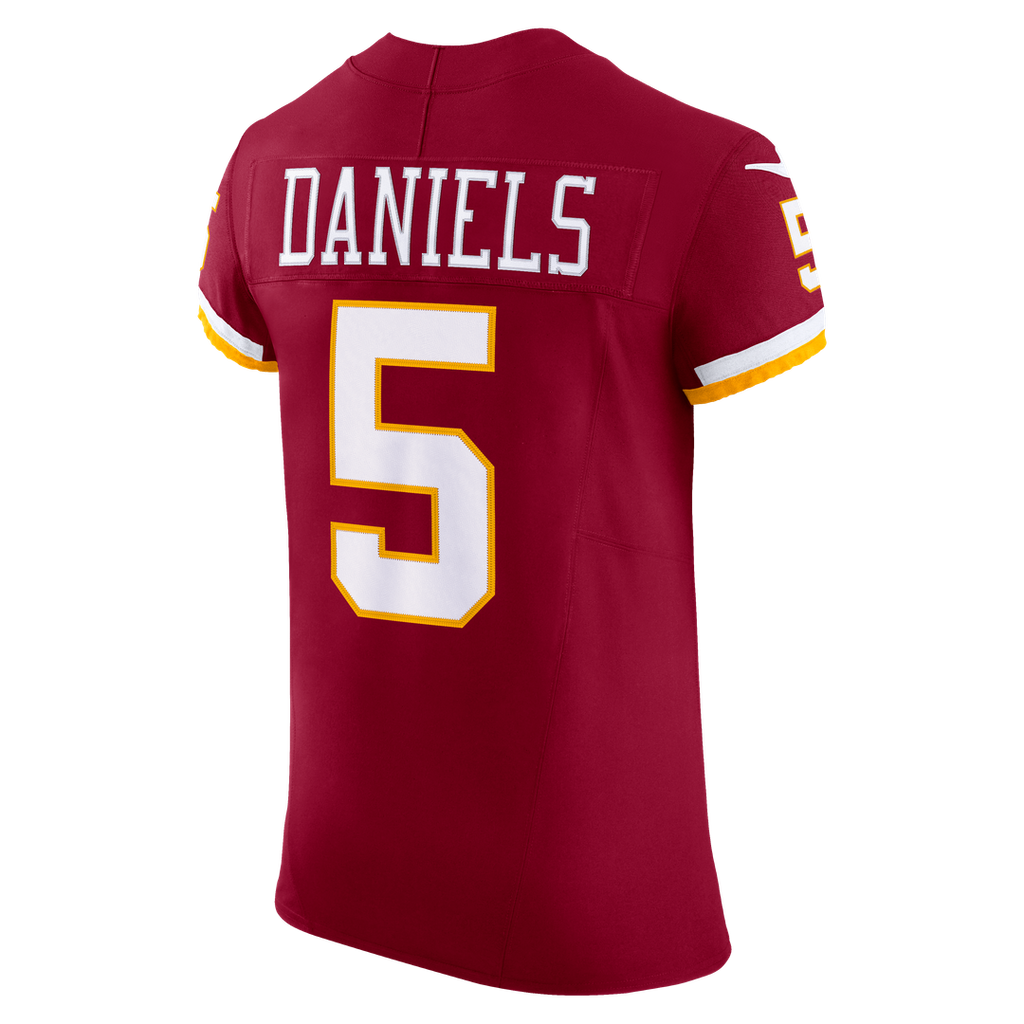 Washington Commanders Jayden Daniels Nike Burgundy Team Vapor F.U.S.E. Elite Jersey product image 3, provided for visual