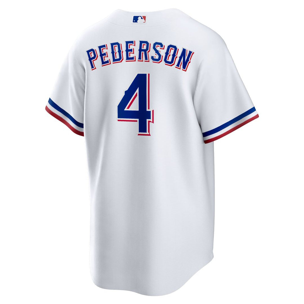 Texas Rangers Joc Pederson Nike White Home Replica Jersey product image 3, provided for visual reference and product detail