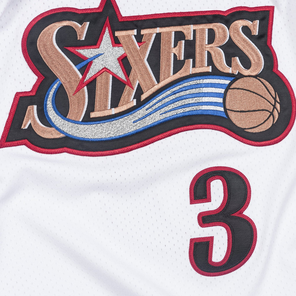 Philadelphia 76ers Mitchell & Ness Allen Iverson 1997 Authentic Jersey - White product image 7, provided for visual