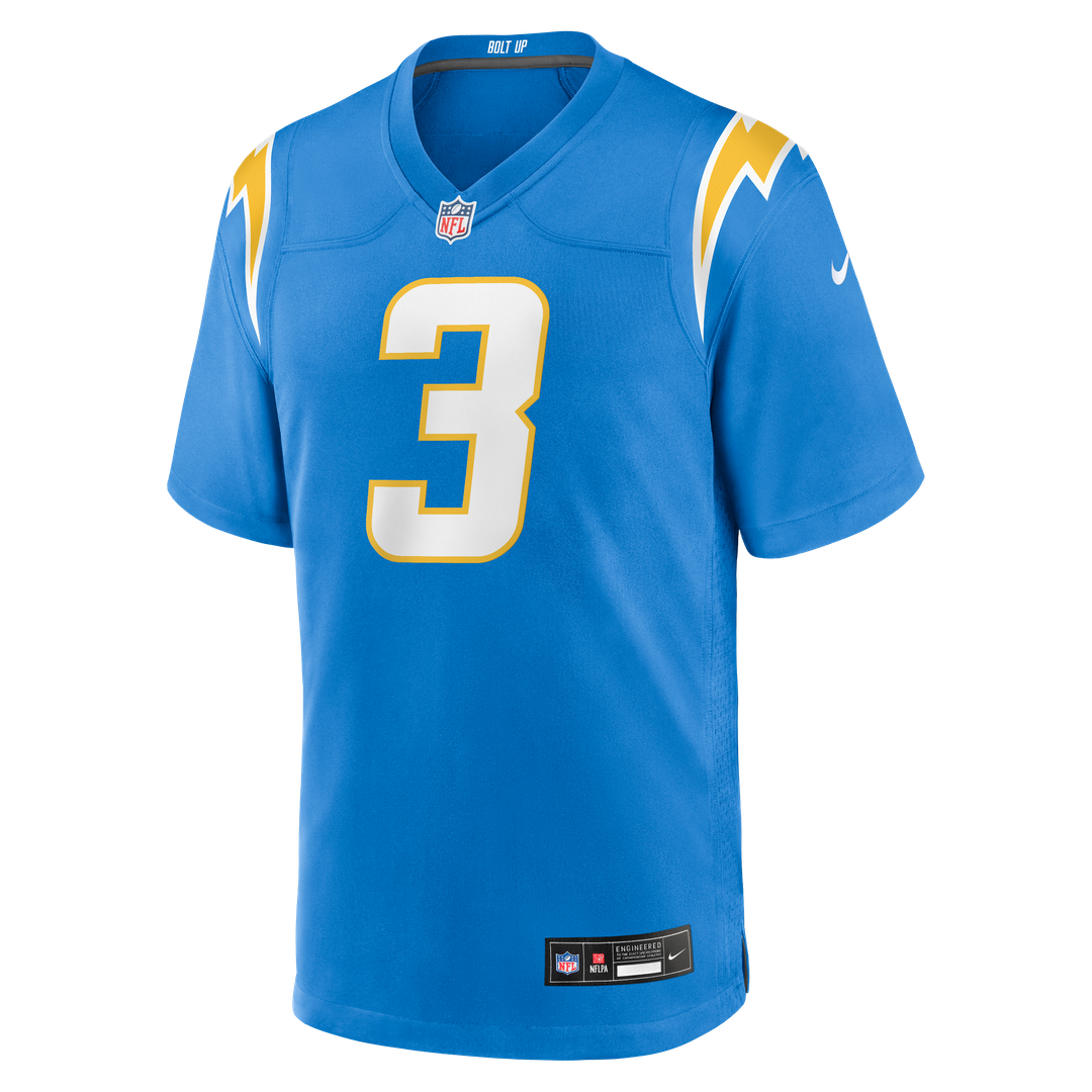 Los Angeles Chargers Derwin James Jr. Nike Powder Blue Game Jersey product image 2, provided for visual reference and