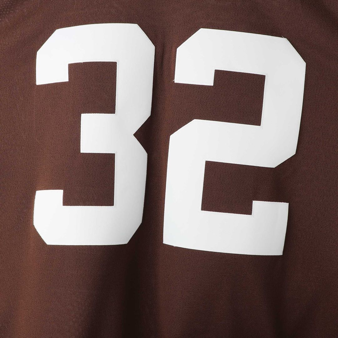 Cleveland Browns 1964 Jim Brown Mitchell & Ness Brown Authentic Throwback Retired Player Jersey product image 4, provided