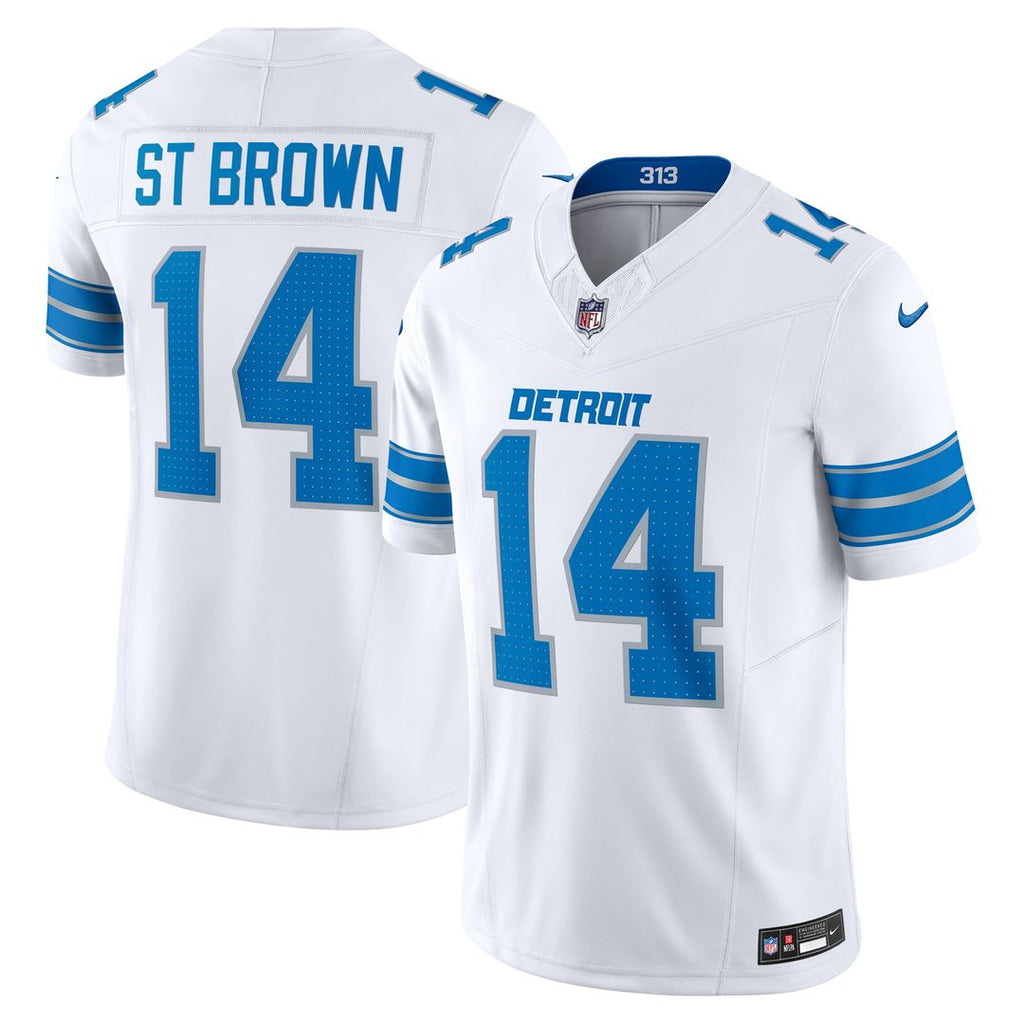 Detroit Lions Amon-Ra St. Brown Nike Black 2nd Alternate Vapor F.U.S.E. Limited Jersey product image 10, provided for visual