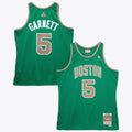 Boston Celtics Mitchell & Ness Kevin Garnett 2007 Swingman Authentic Jersey - Kelly Green product image 1, provided for