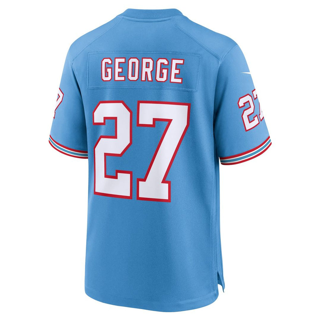 Tennessee Titans Eddie George Nike Light Blue Retired Player Alternate Game Jersey product image 3, provided for visual