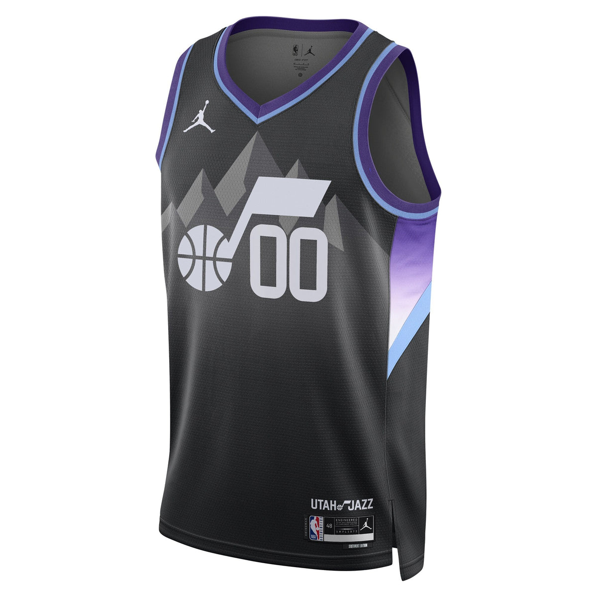 Utah Jazz Jordan NBA Statement Edition Swingman Jersey - Custom product image 3, provided for visual reference and product