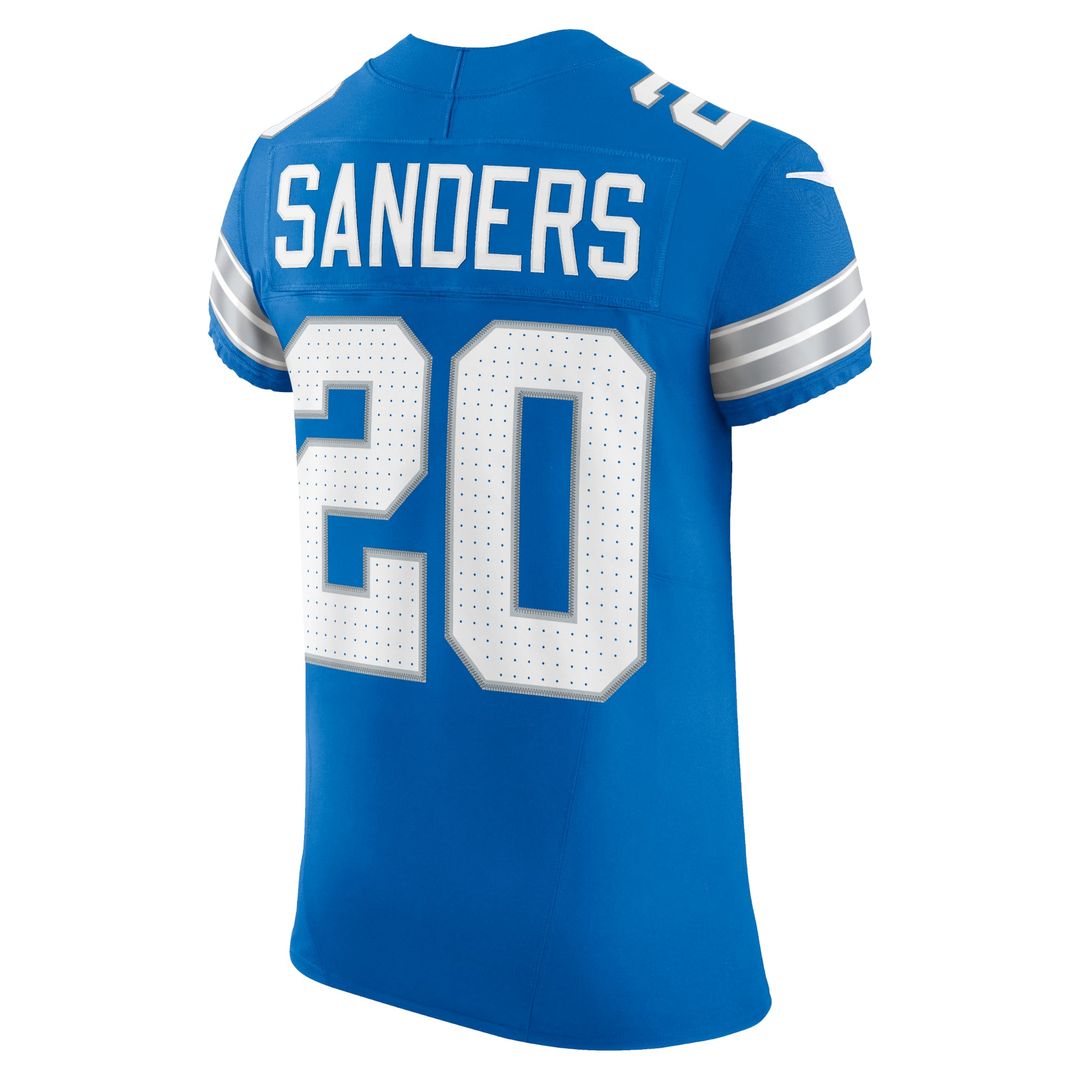 Detroit Lions Barry Sanders Nike Blue Team Vapor F.U.S.E. Elite Jersey product image 3, provided for visual reference and