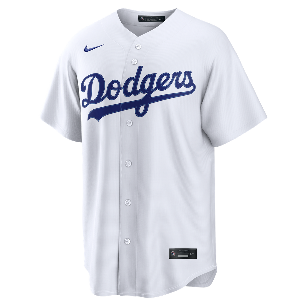 Los Angeles Dodgers Andy Pages Nike White Home Replica Jersey product image 2, provided for visual reference and product