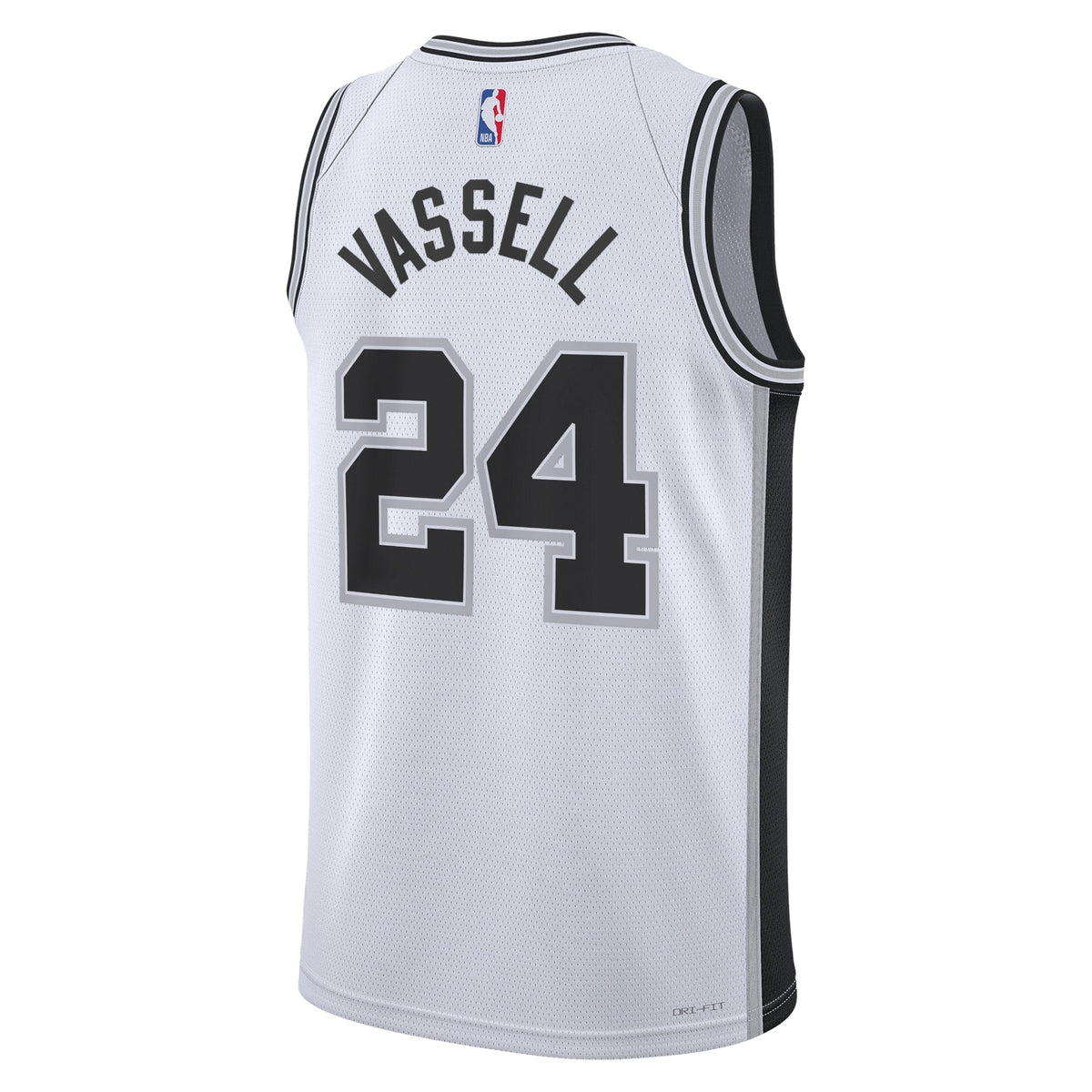San Antonio Spurs Nike Association Edition Swingman Jersey - White - Devin Vassell - Unisex product image 3, provided for