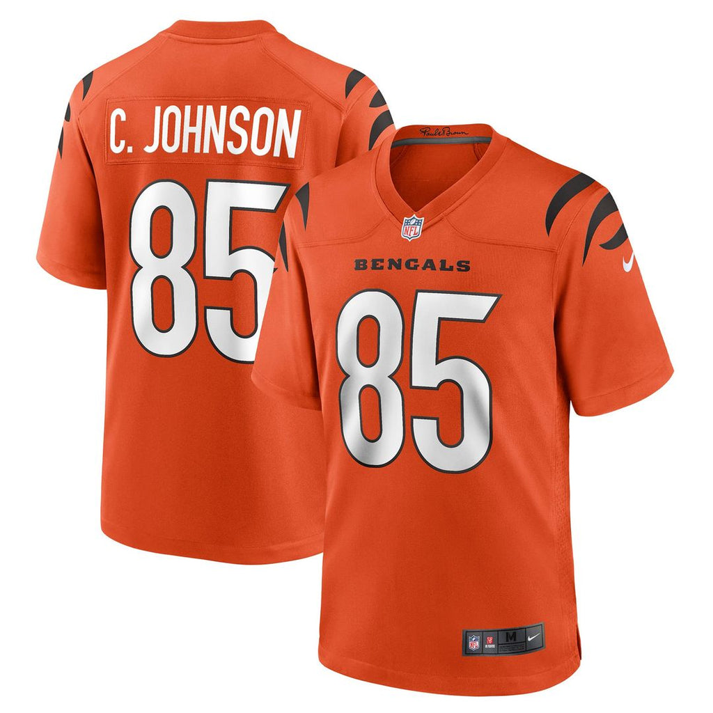 Cincinnati Bengals Chad Johnson Nike Orange Retired Player Alternate Game Jersey product image 1, provided for visual