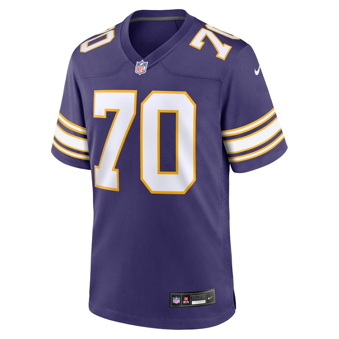 Minnesota Vikings Jim Marshall Nike Purple Retired Player Alternate Game Jersey product image 2, provided for visual