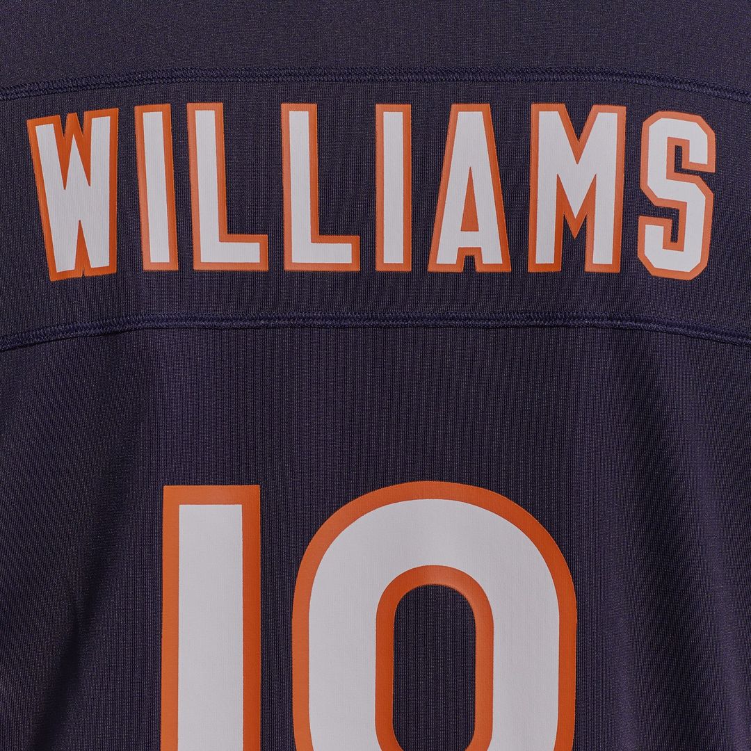 Chicago Bears Caleb Williams Nike Orange Alternate Player Game Jersey product image 30, provided for visual reference and
