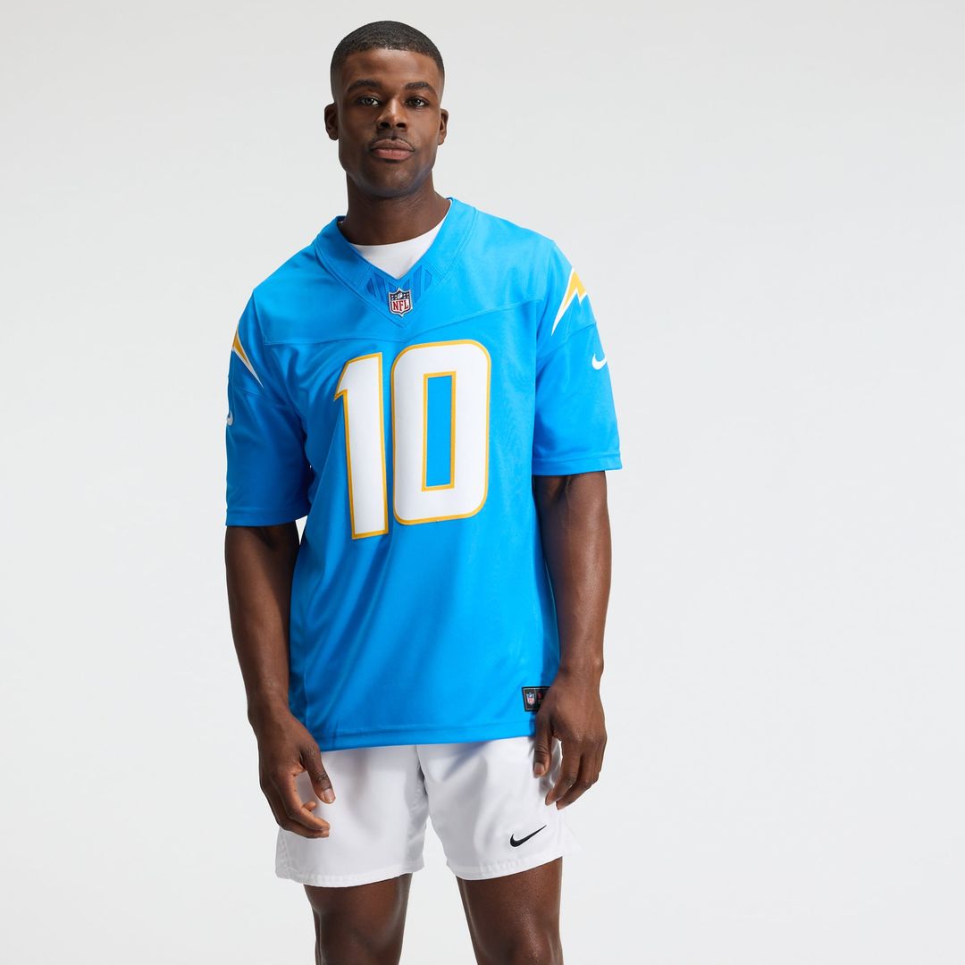 Los Angeles Chargers Justin Herbert Nike Navy Alternate Super Chargers Vapor F.U.S.E. Stitched Limited Jersey product image