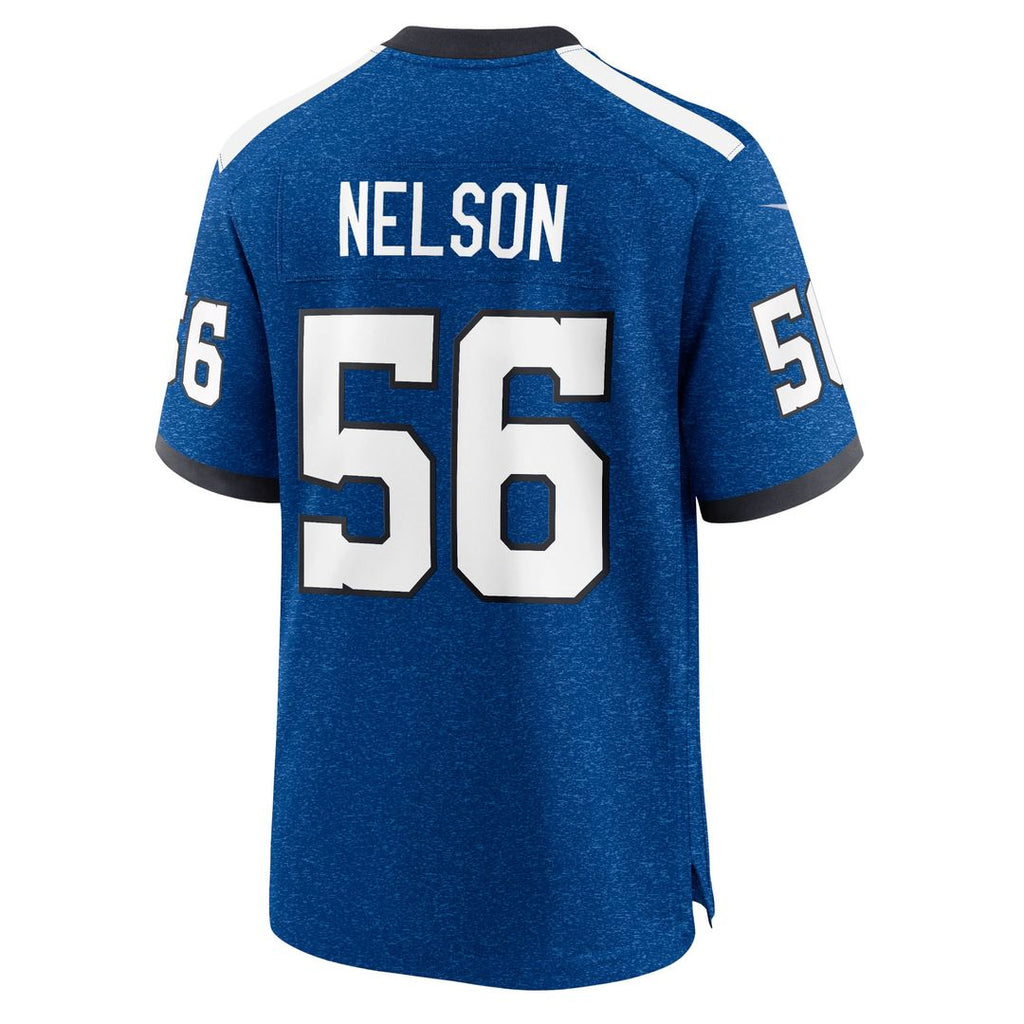 Indianapolis Colts Quenton Nelson Nike Royal Indiana Nights Alternate Game Jersey product image 3, provided for visual